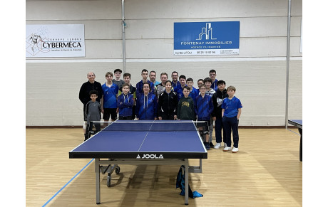 Stage tennis de table Fontenay-le-Comte